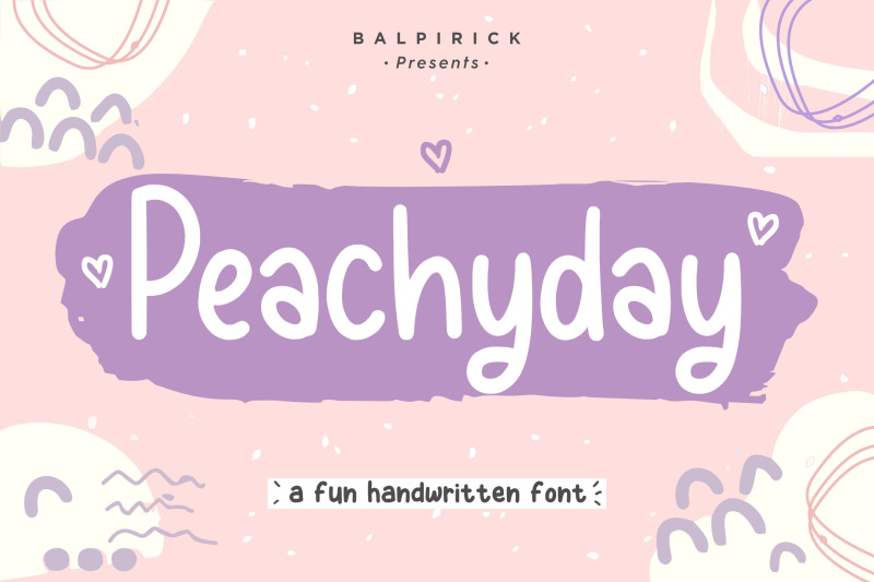 peachyday-fun-handwritten-font