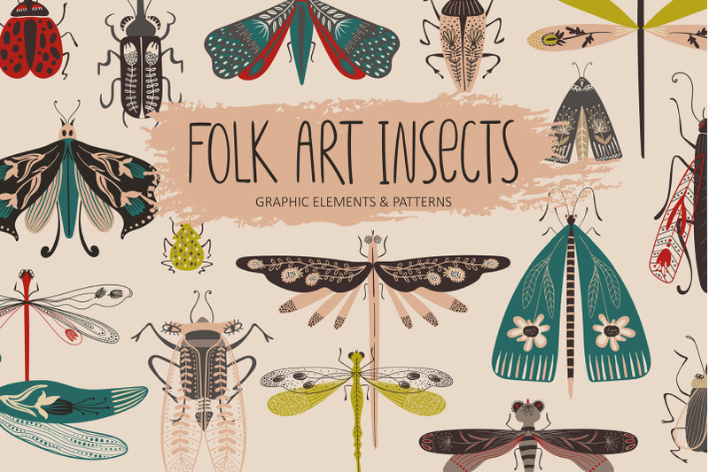 folk-art-insects