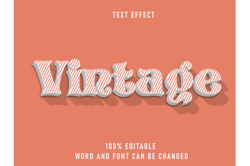 vintage-type-striped-text-style-effect-editable-font-clean-background