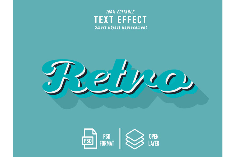 retro-text-effect-template-editable-ice