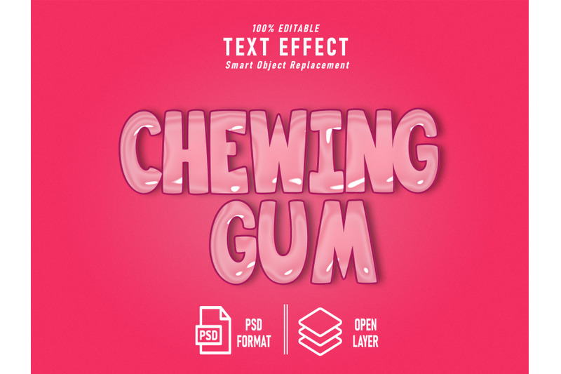 chewing-gum-pink-text-effect-template-editable