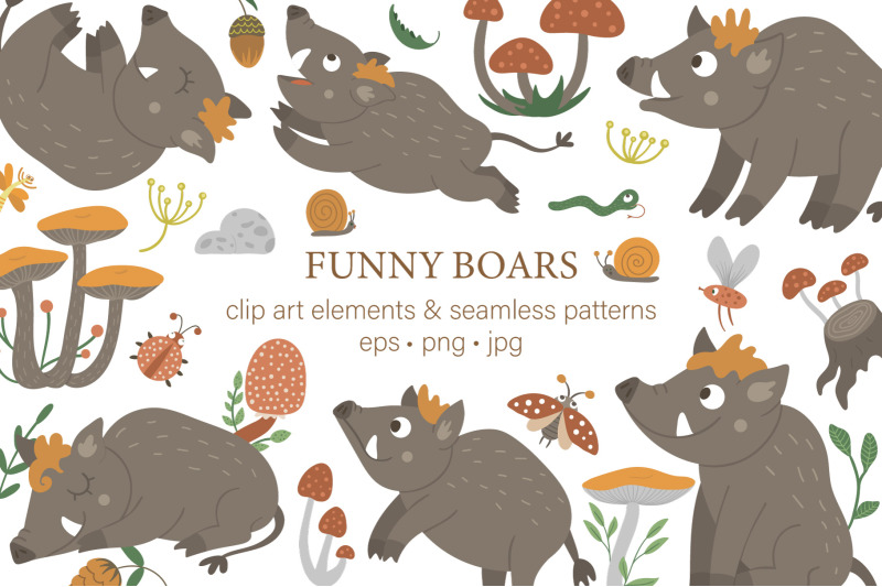 funny-boars