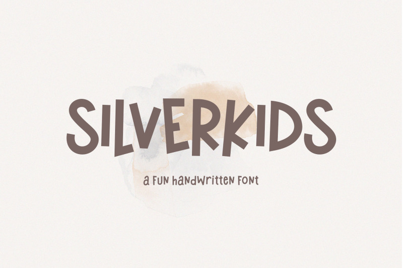 silverkids-a-fun-handwritten-font