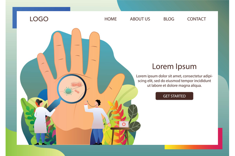 landing-page-medical-team-fight-corona