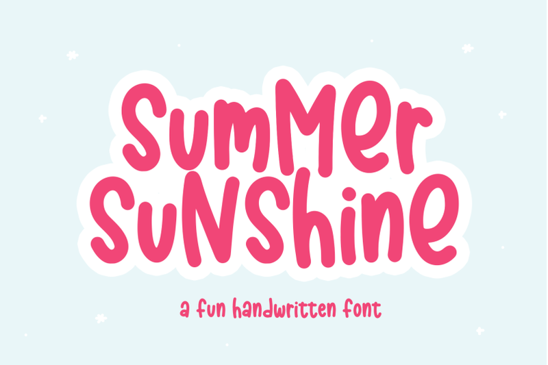 summer-sunshine-fun-handwritten-font