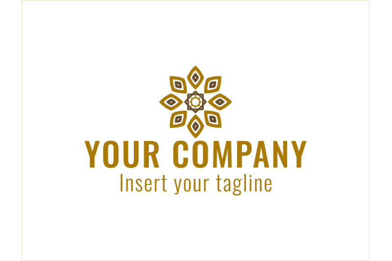 logo-gold-vector-brown-leaf-motif