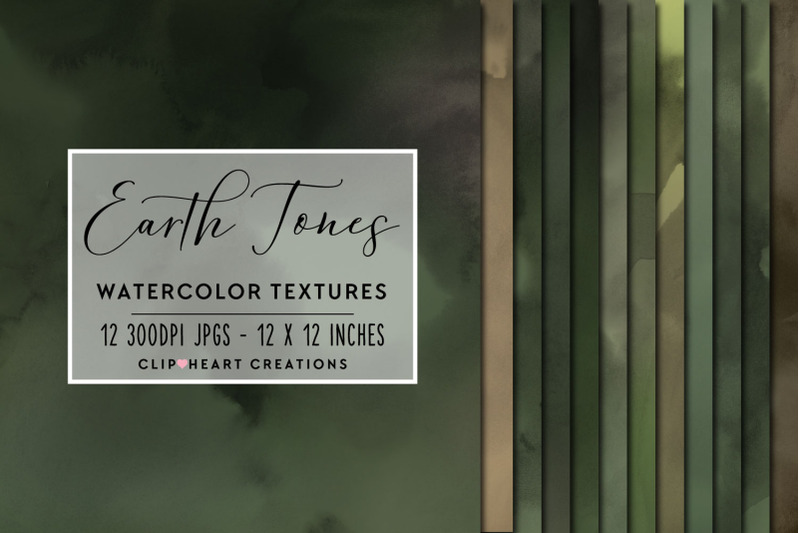 earth-tones-watercolor-digital-papers