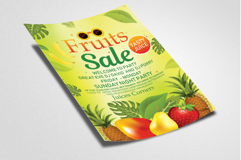 fruits-juices-sale-offer-flyer