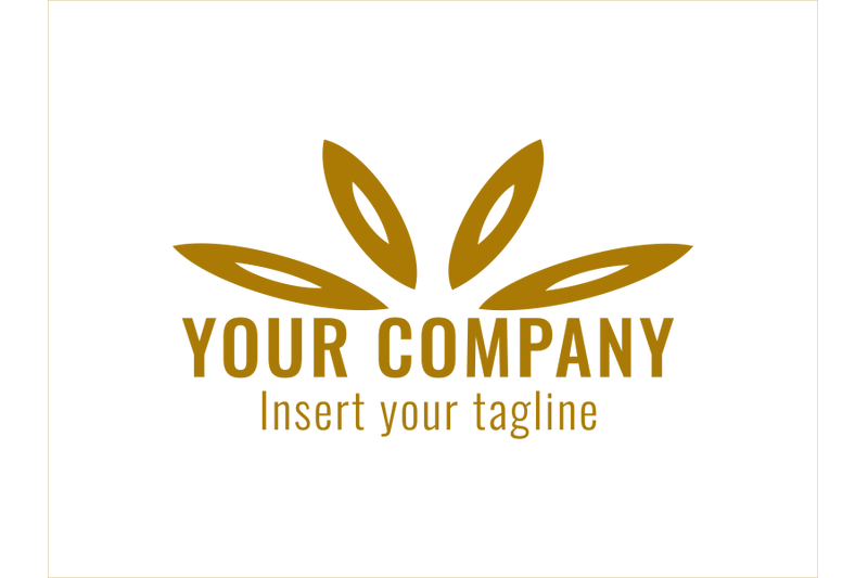 logo-gold-vector-flourish-leaves
