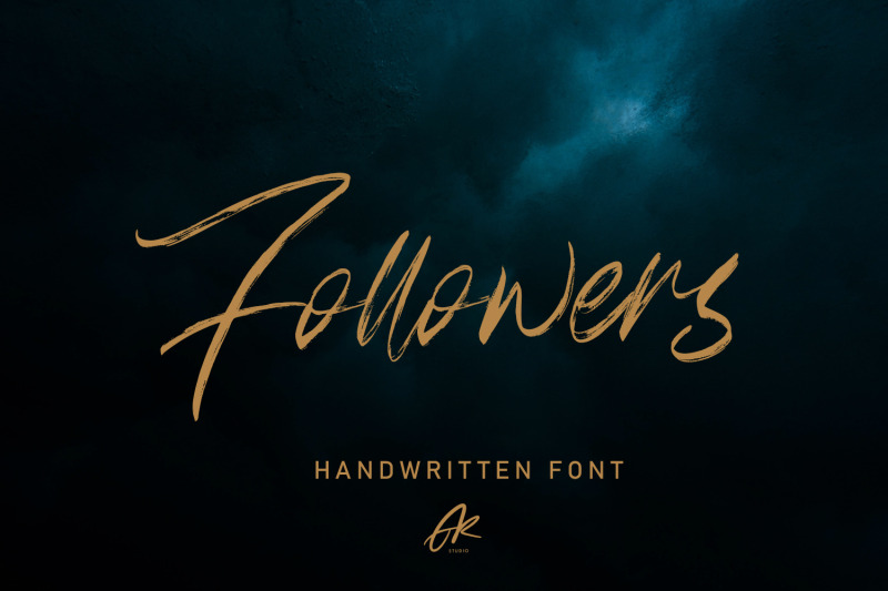 follower-handwritten-brush-font