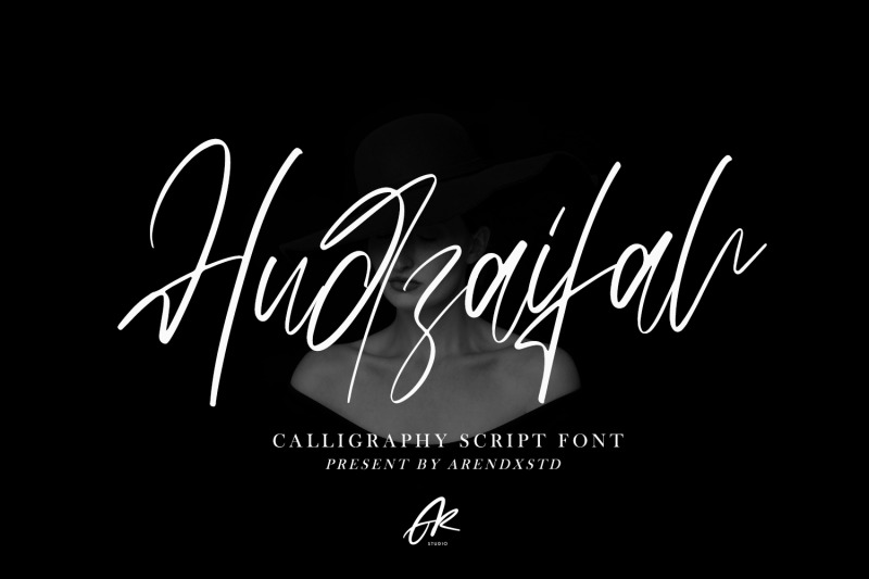 hudzaifah-modern-calligraphy-font
