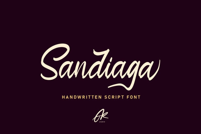sandiaga-modern-script-font