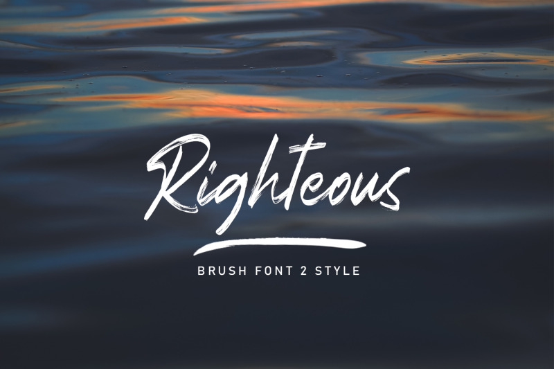righteous-handwritten-typeface-brush