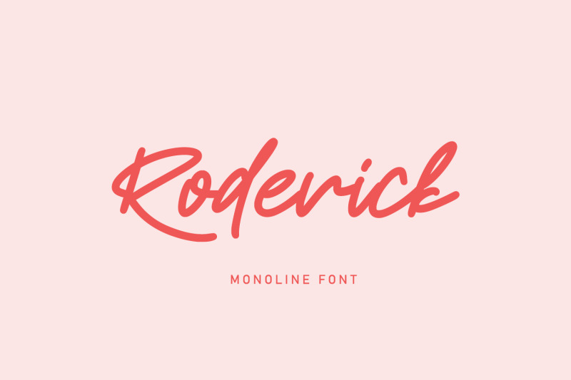 roderick-monoline-font
