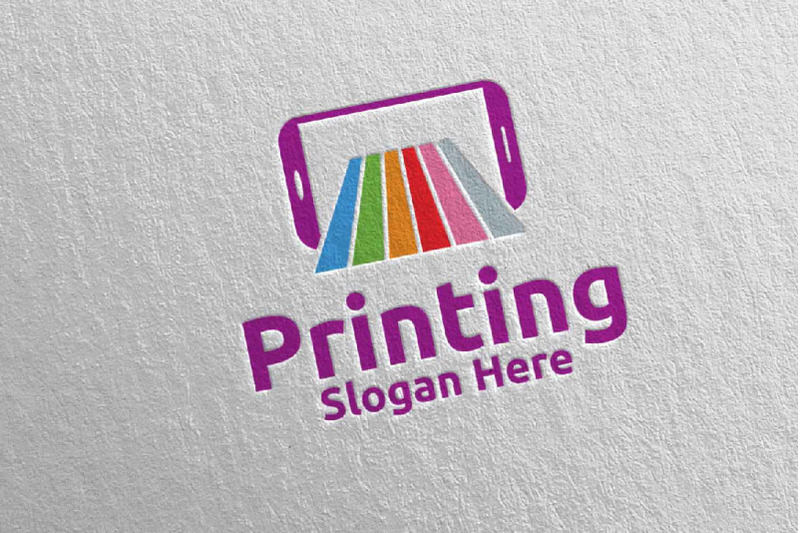 mobile-printing-company-logo-design-48