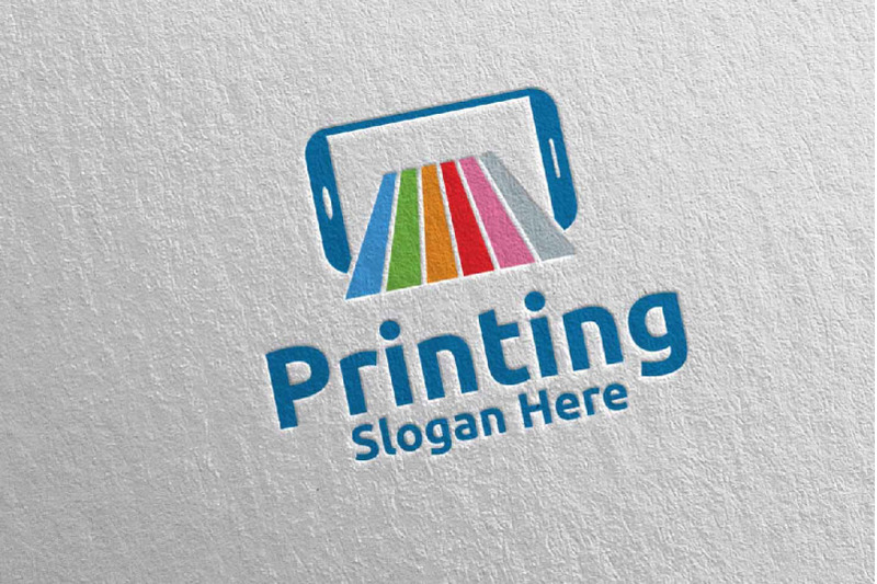 mobile-printing-company-logo-design-48