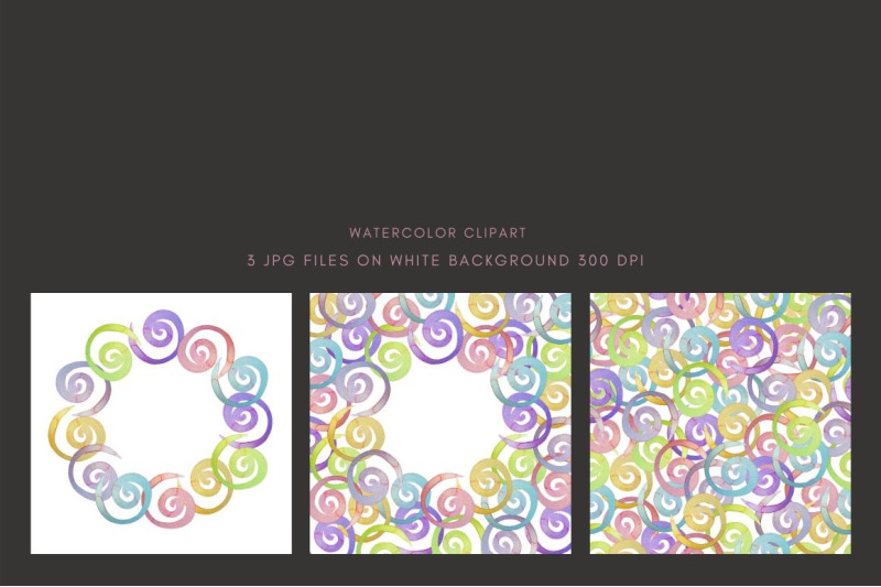 hand-drawn-clipart-isolated-individual-spiral-elements