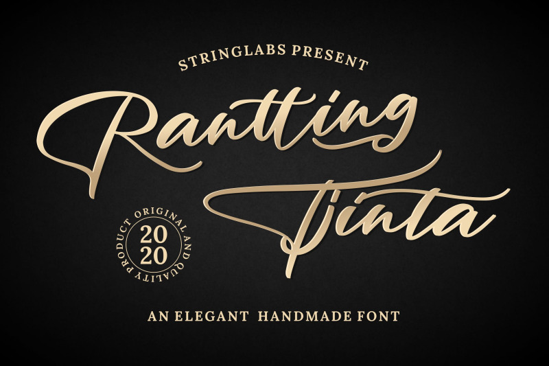 rantting-tjinta-stylish-script-font