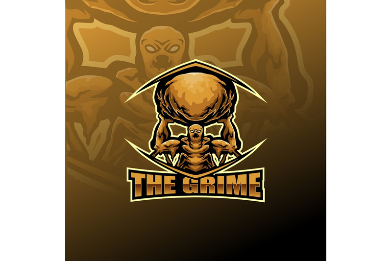 the-grime-nbsp-esport-mascot-logo