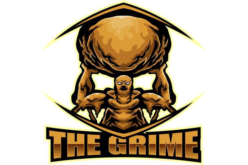 the-grime-nbsp-esport-mascot-logo