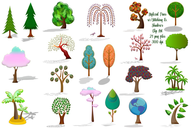 stylized-trees-with-stitching-and-shadows-clip-art