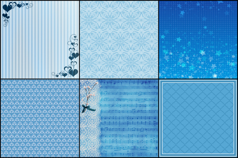 blue-variety-digital-papers