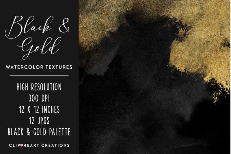 black-amp-gold-watercolor-and-foil-digital-papers