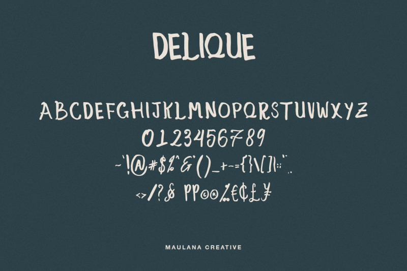 delique-handmade-type