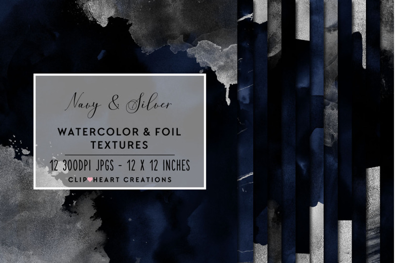 navy-amp-silver-watercolor-foil-papers