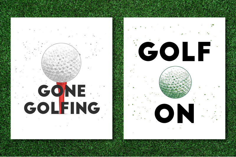 golf-engraved-sketches-and-posters