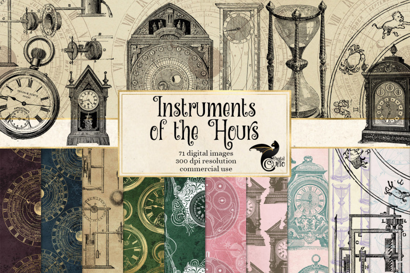 instruments-of-the-hours-digital-scrapbook-kit