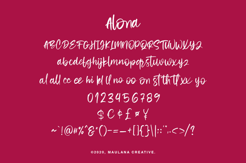 alona-handwritten-font