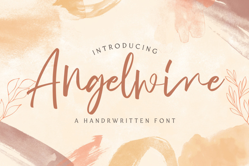 angelwine-handwritten-font