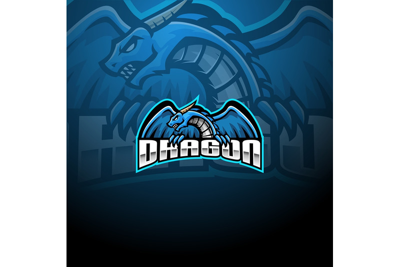 dragon-esport-mascot-logo