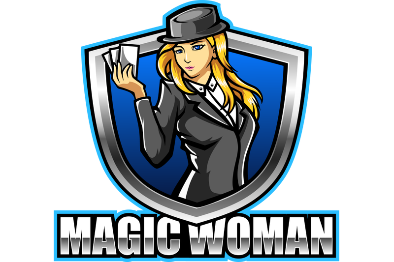 magic-women-esport-mascot-logo
