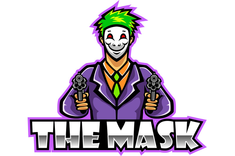 the-mask-esport-mascot-logo