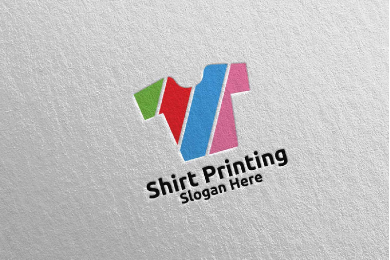 T shirt Printing Company Logo Design 66 By denayunethj | TheHungryJPEG