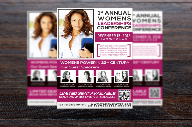 women-conference-flyer
