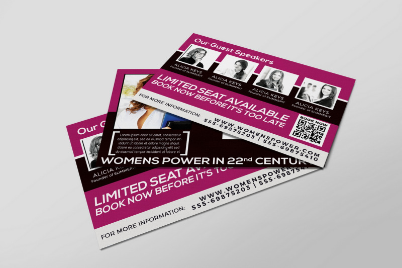 women-conference-postcard