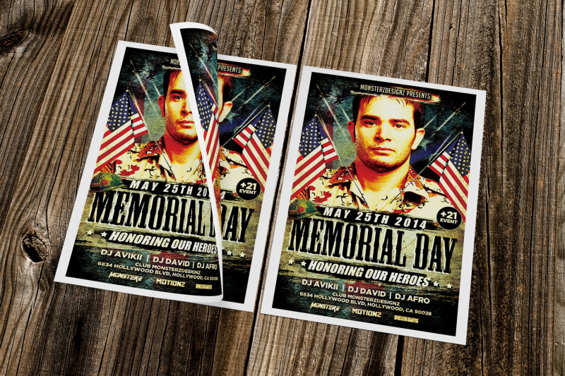 memorial-day-party-flyer