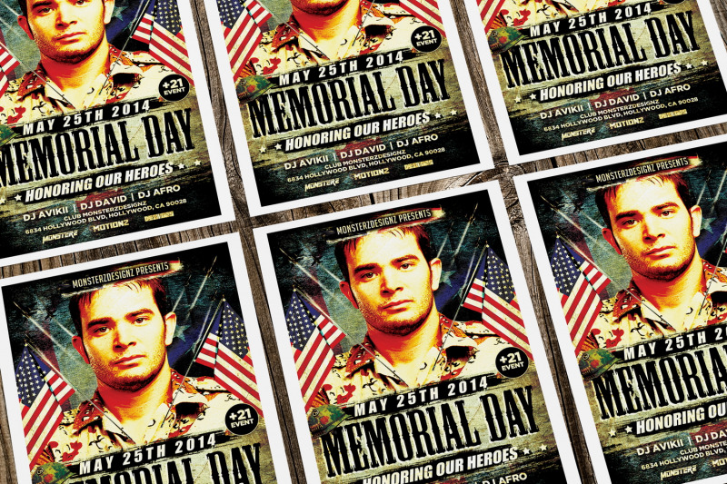 memorial-day-party-flyer