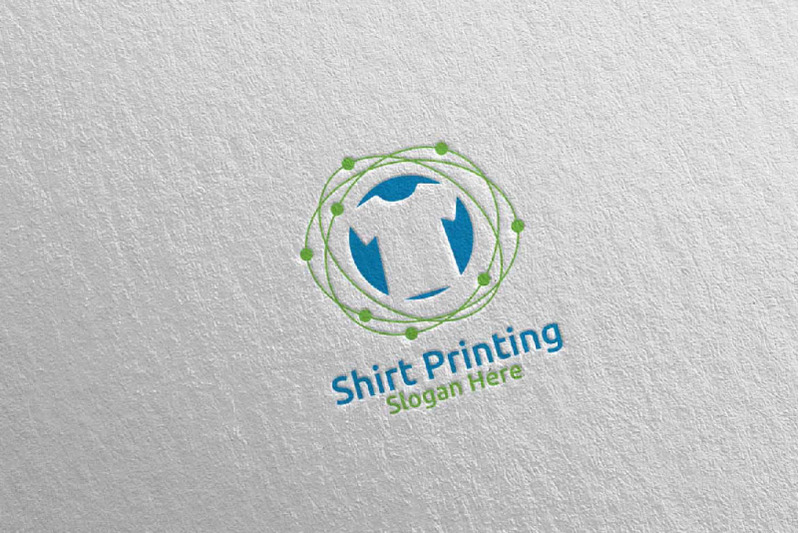 bubble-t-shirt-printing-company-logo-design-73
