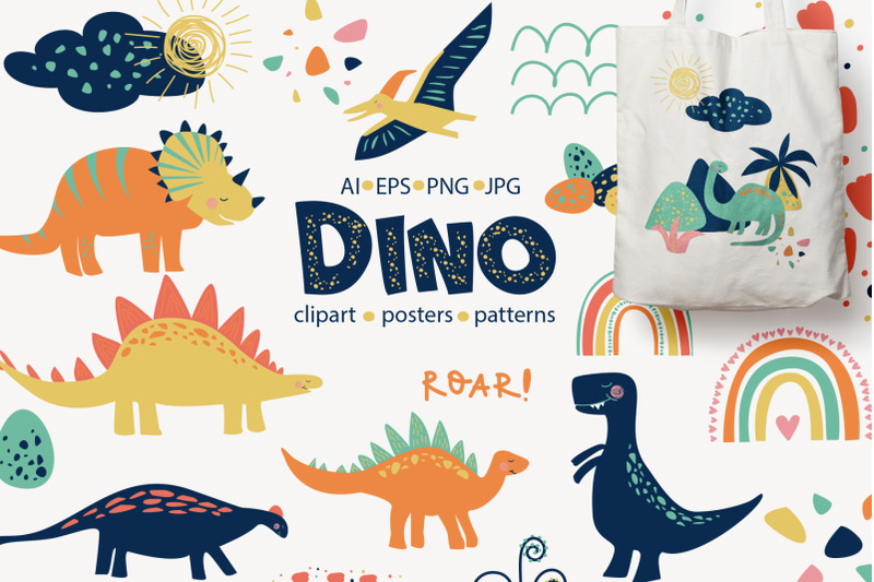 funny-dino-illustrations-patterns