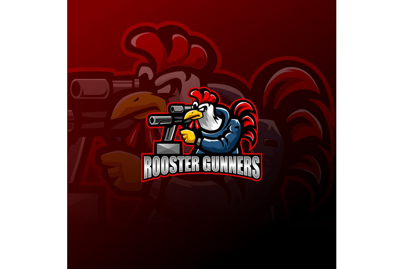 rooster-gunners-mascot-logo