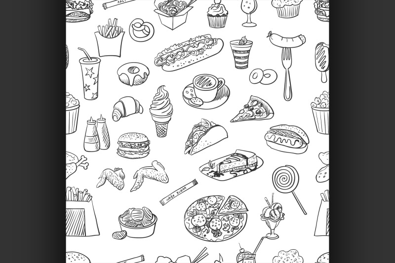 hand-drawn-fast-food-pattern