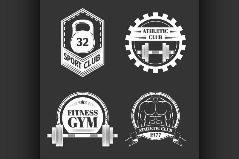 set-of-logo-for-sport-athletic-club