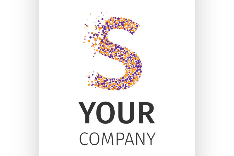 alphabet-particles-logotype-letter-s