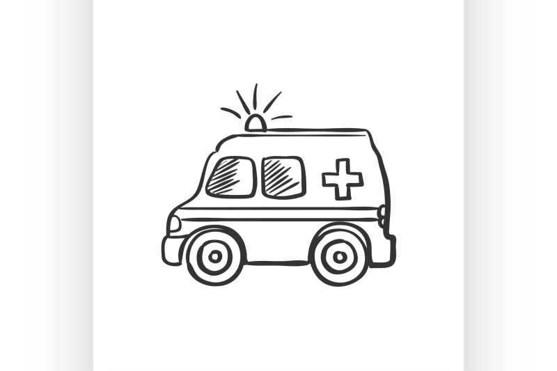 ambulance-doodle-drawing