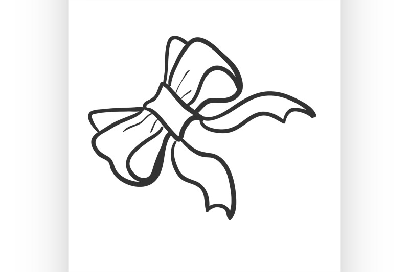 doodle-bow-knot
