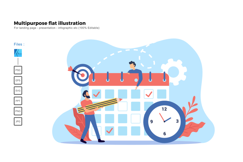 flat-illustration-business-schedule